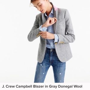 New Wool J Crew Campbell Blazer